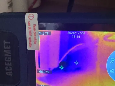 Interior moisture assessment supporting storm-related stabilization decisions