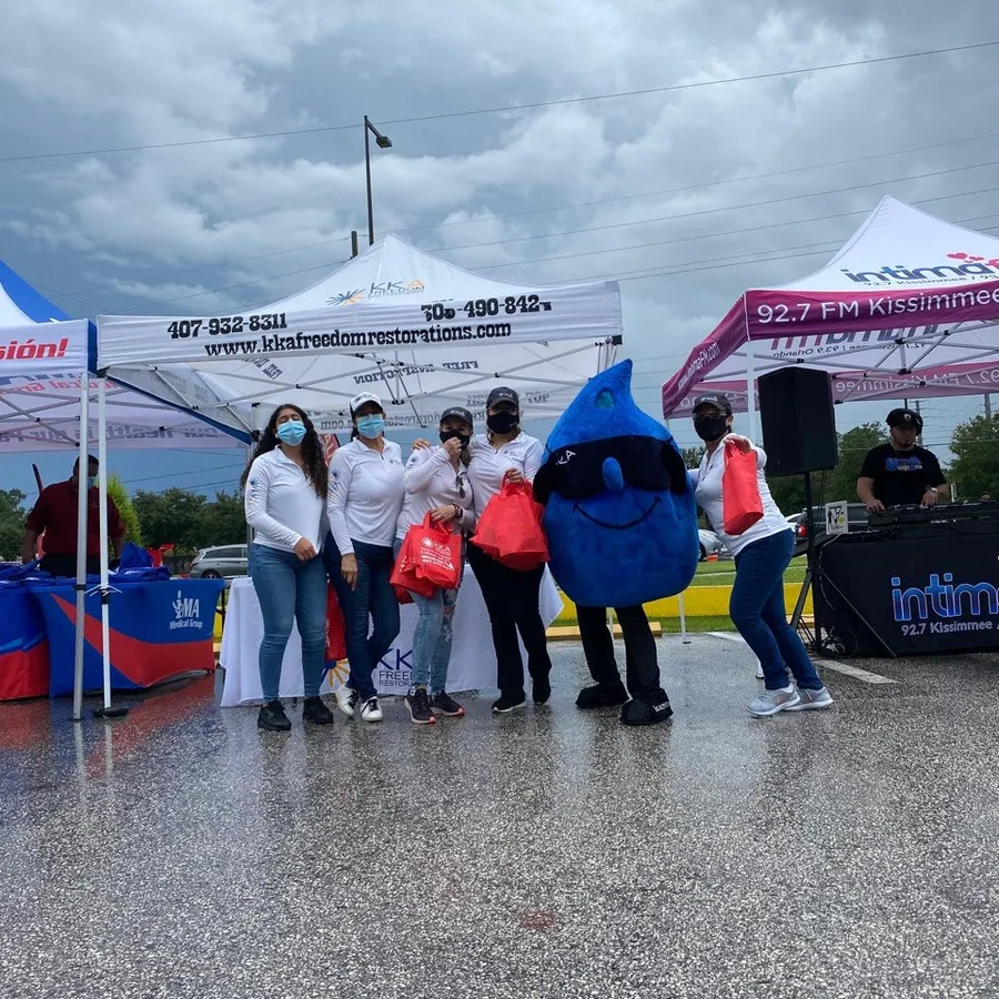 KKA outdoor event activation with community attendees